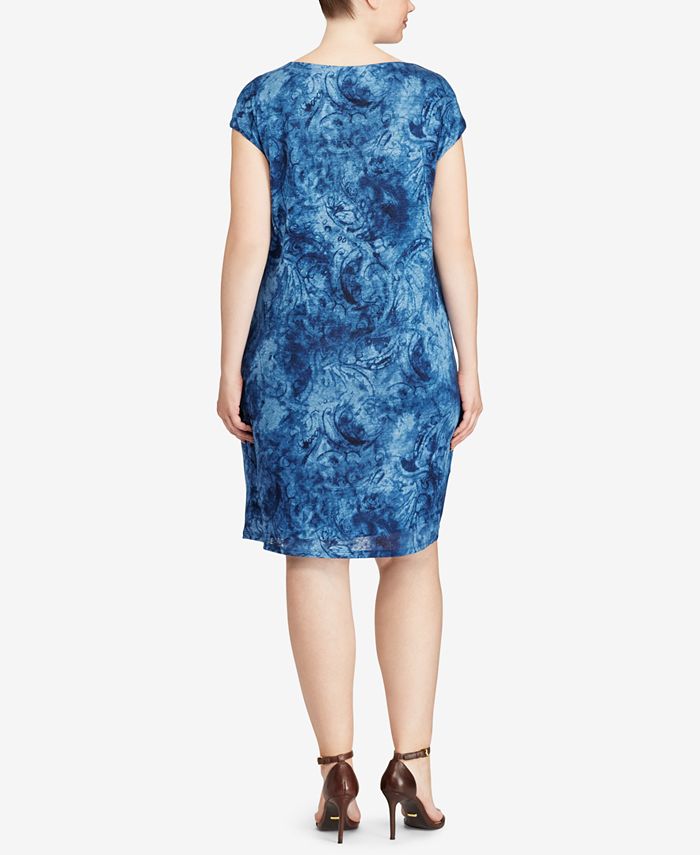 Lauren Ralph Lauren Plus Size Printed Shift Dress Macy's