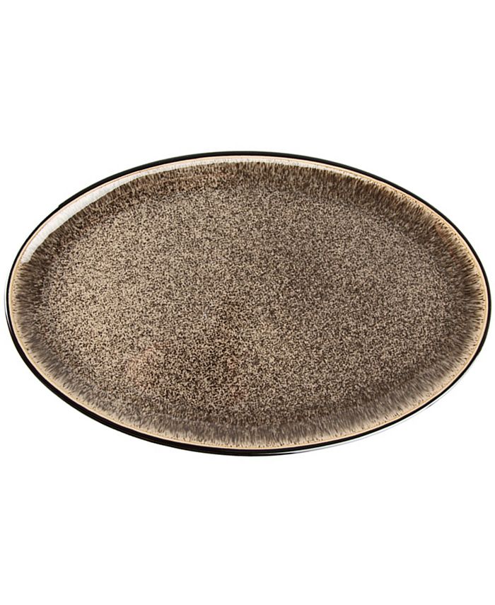 Denby Dinnerware, Praline Oval Platter - Macy's