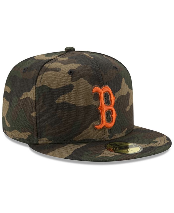 New Era Boston Red Sox Camo On Canvas 59FIFTY Cap Macy's