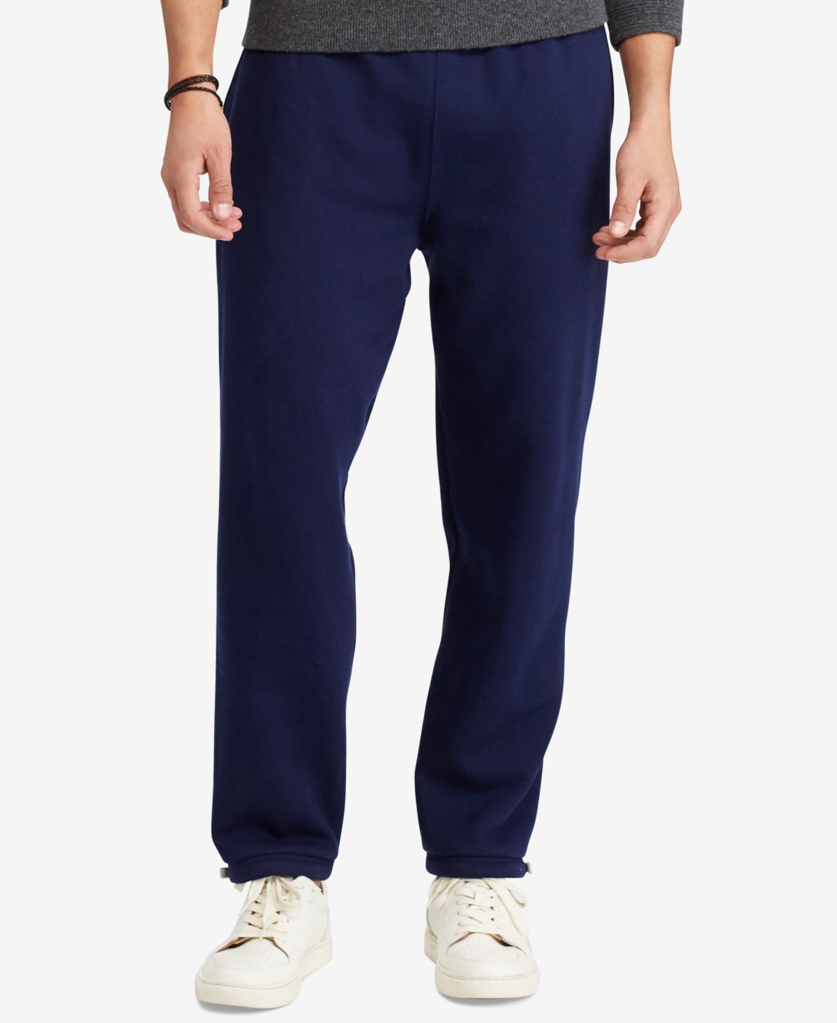 Polo Ralph Lauren Men's Big & Tall Cotton-Blend-Fleece Pants - Cruise Navy