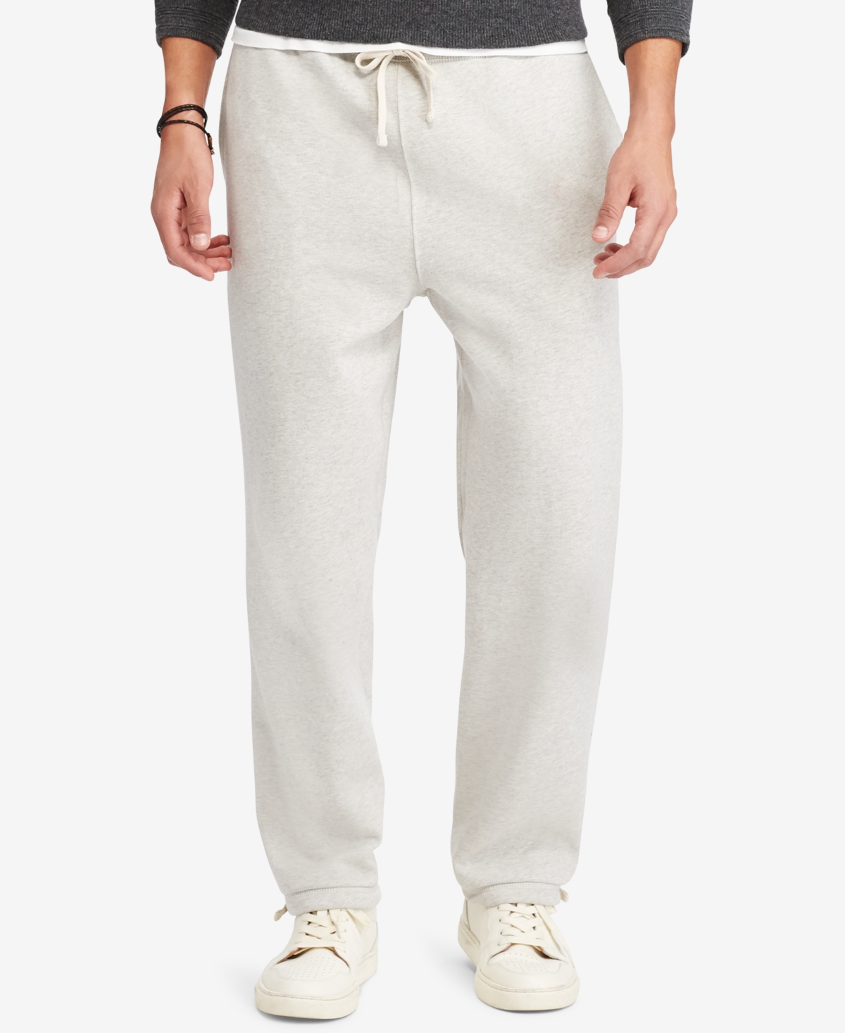 Polo Ralph Lauren Men's Big & Tall Cotton-Blend-Fleece Pants - Light Sport Heather