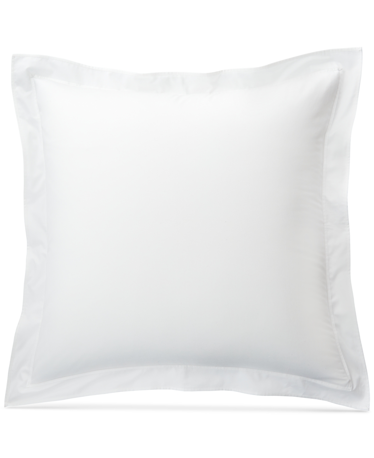 Ralph Lauren Spencer Sateen Border Sham, European In White  White