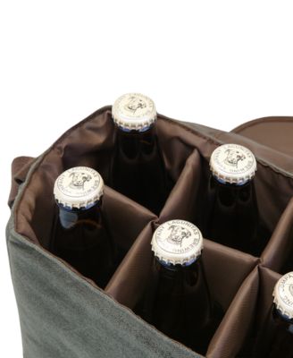 Legacy&reg; by Khaki Green & Brown Beer Caddy Cooler Tote with Opener