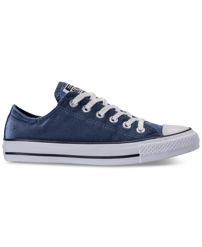Converse Women's Chuck Taylor Ox Velvet Casual Sneakers from Finish ...