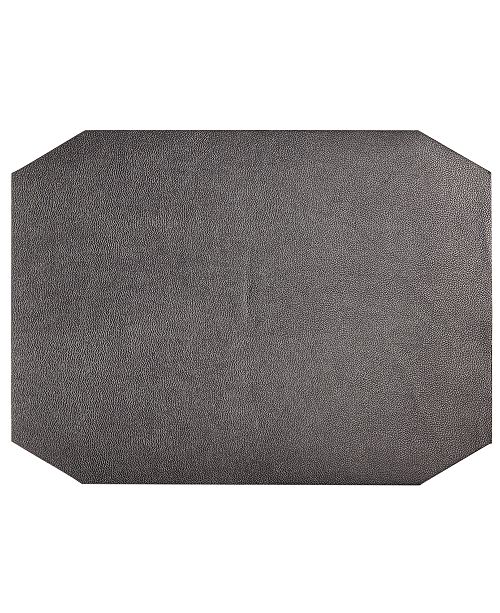 Hotel Collection Faux Leather Placemat, Created for Macy's & Reviews