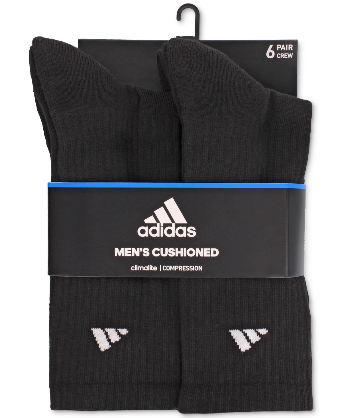 Носки Athletic для мужчин, средней высоты, 6 шт. — adidas — фото 3