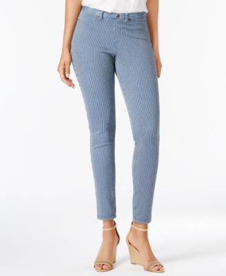 Pinstripe jeggings best sale