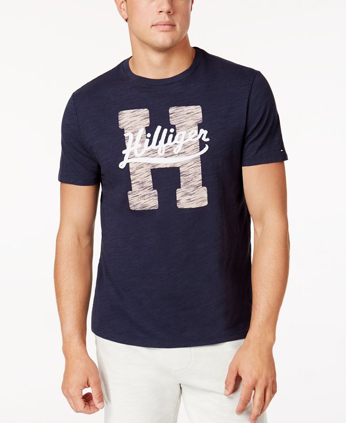 Tommy Hilfiger Men's Varsity H Logo T-Shirt, Created for Macy's - Macy's