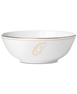 Lenox Federal Gold Monogram Place Setting Bowl Script Letters