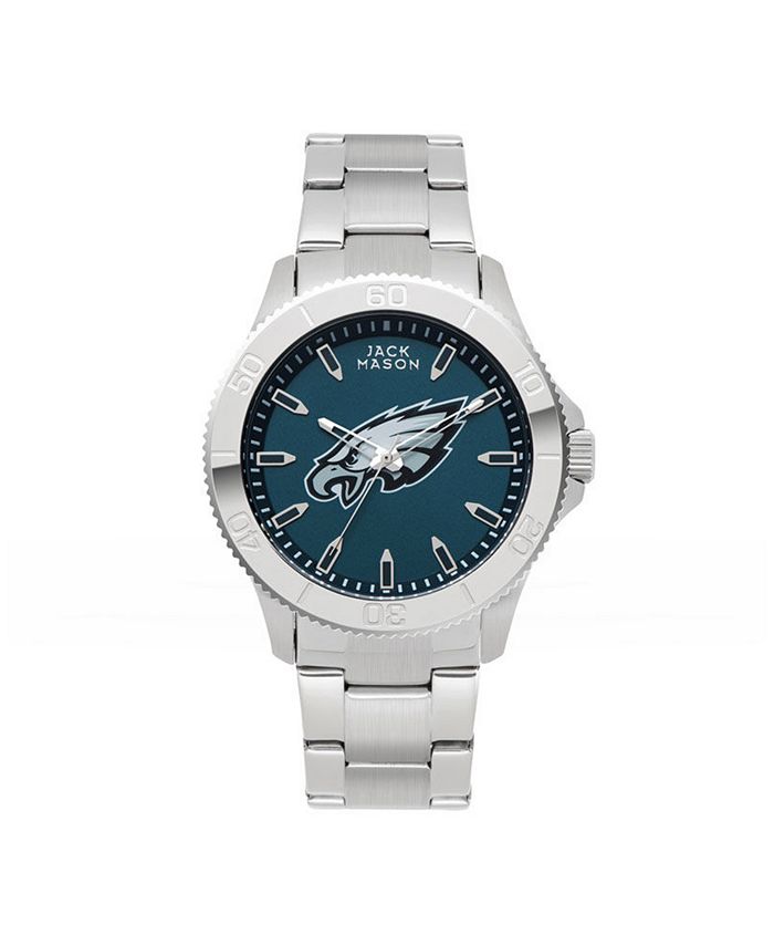 Jack Mason Men s Philadelphia Eagles Color Sport Bracelet Watch