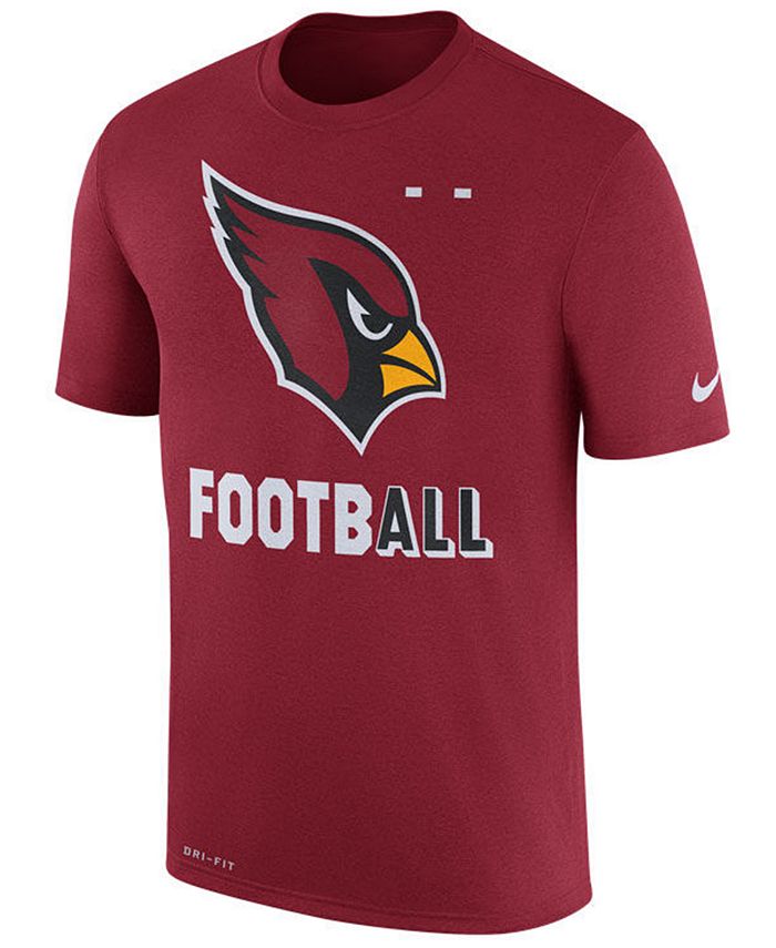 Nike Men's Arizona Cardinals Legend Football T-Shirt - Macy's