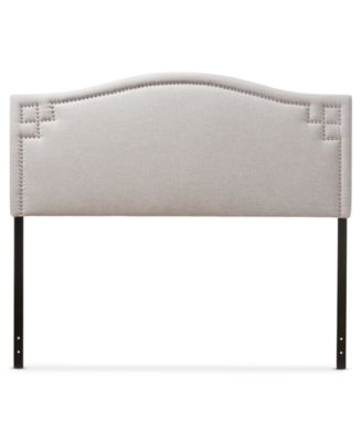 Furniture Aubrey Fabric Upholstered King Size Headboard - Macy&rsquo;s
