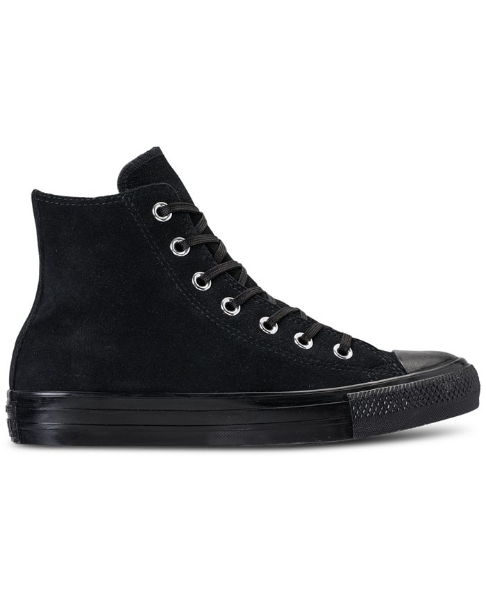 Converse Women's Chuck Taylor Plush Suede High-Top Casual Sneakers from ...