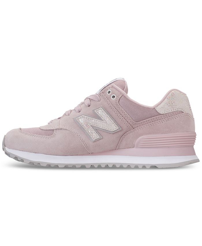 New Balance Women's 574 Shattered Pearl Casual Sneakers from Finish ...