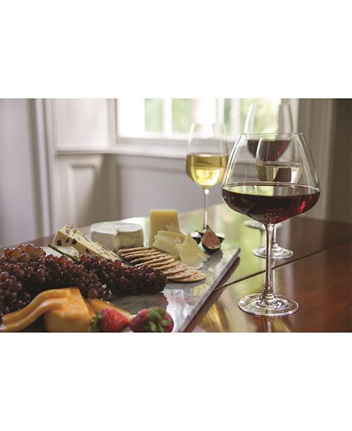 Lenox Stemware, Tuscany Burgundy Glasses, Set of 4 Glassware