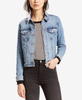 Levi's Women's Original Denim Trucker Jacket & Reviews - Jackets & Blazers  - Women - Macy's