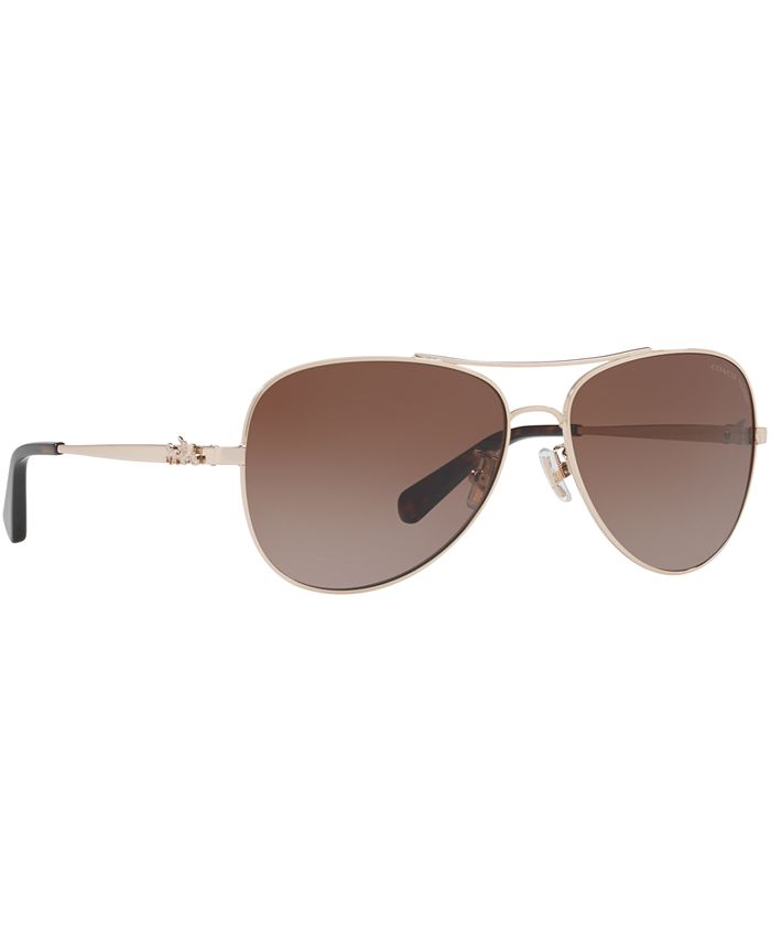 COACH Polarized Sunglasses , HC7074 Macy's