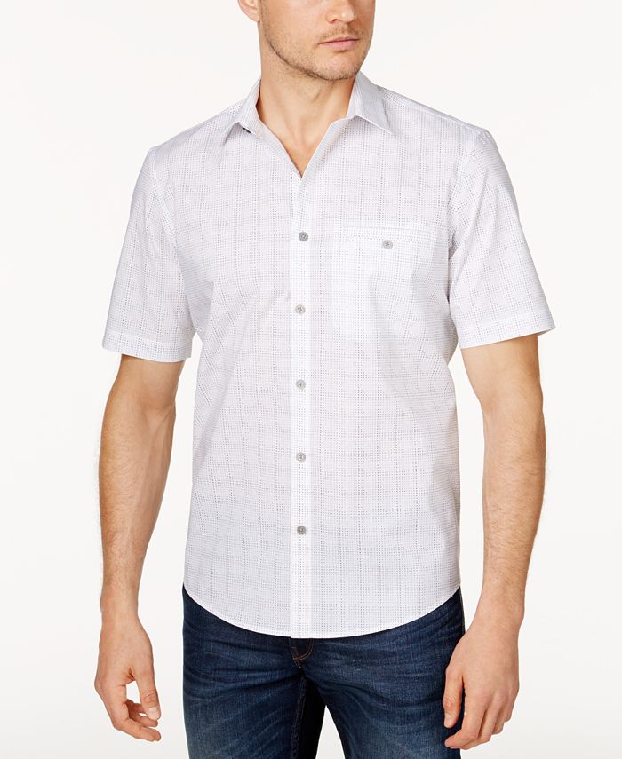 Alfani Men's Printed One-Pocket Shirt, Created for Macy's - Macy's