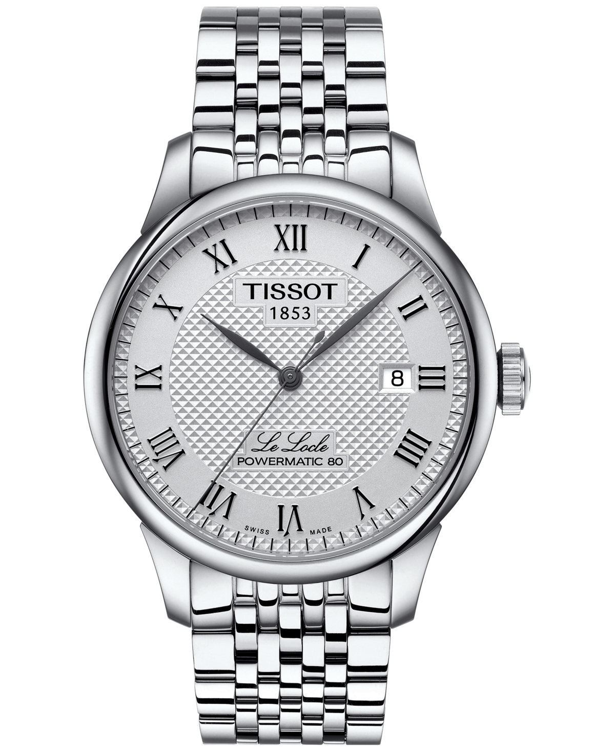 Shop Tissot Men's Swiss Le Locle Stainless Steel Bracelet Watch 39mm In No Color