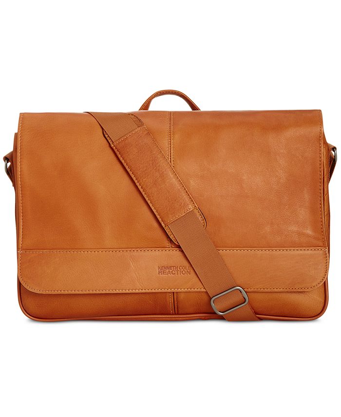 Kenneth Cole Reaction Men s Colombian Leather Computer Messenger