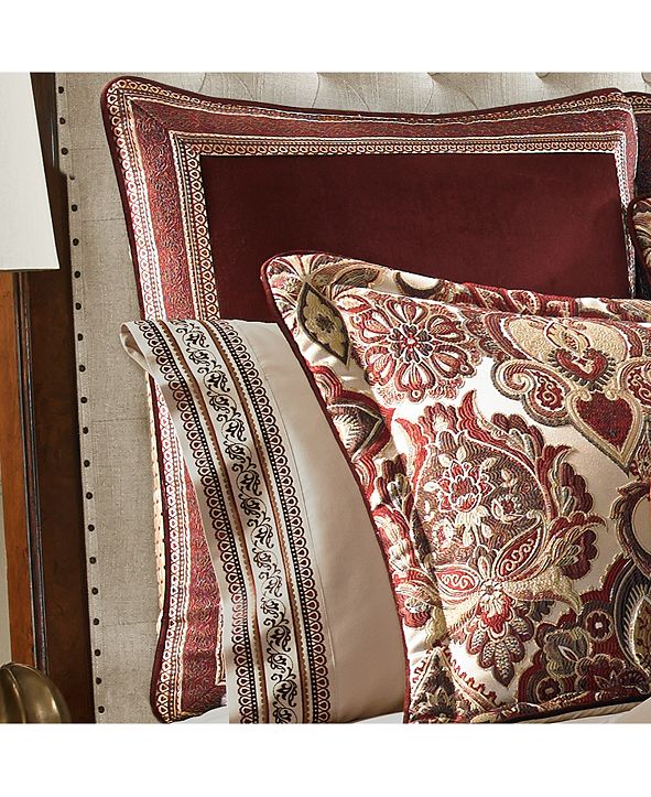 J Queen New York Rosewood Burgundy Bedding Collection ...