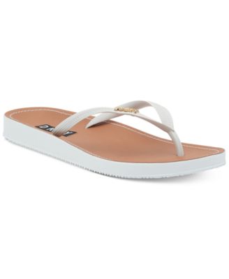 women's dkny flip flops