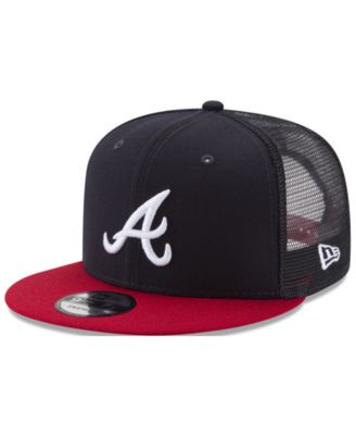 braves mesh snapback