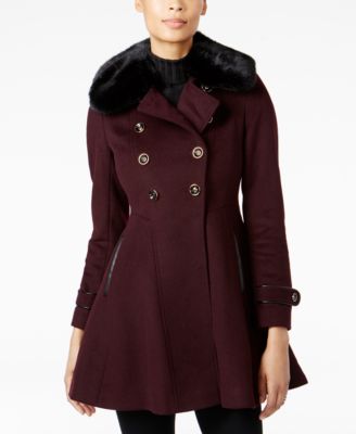petite skirted coat