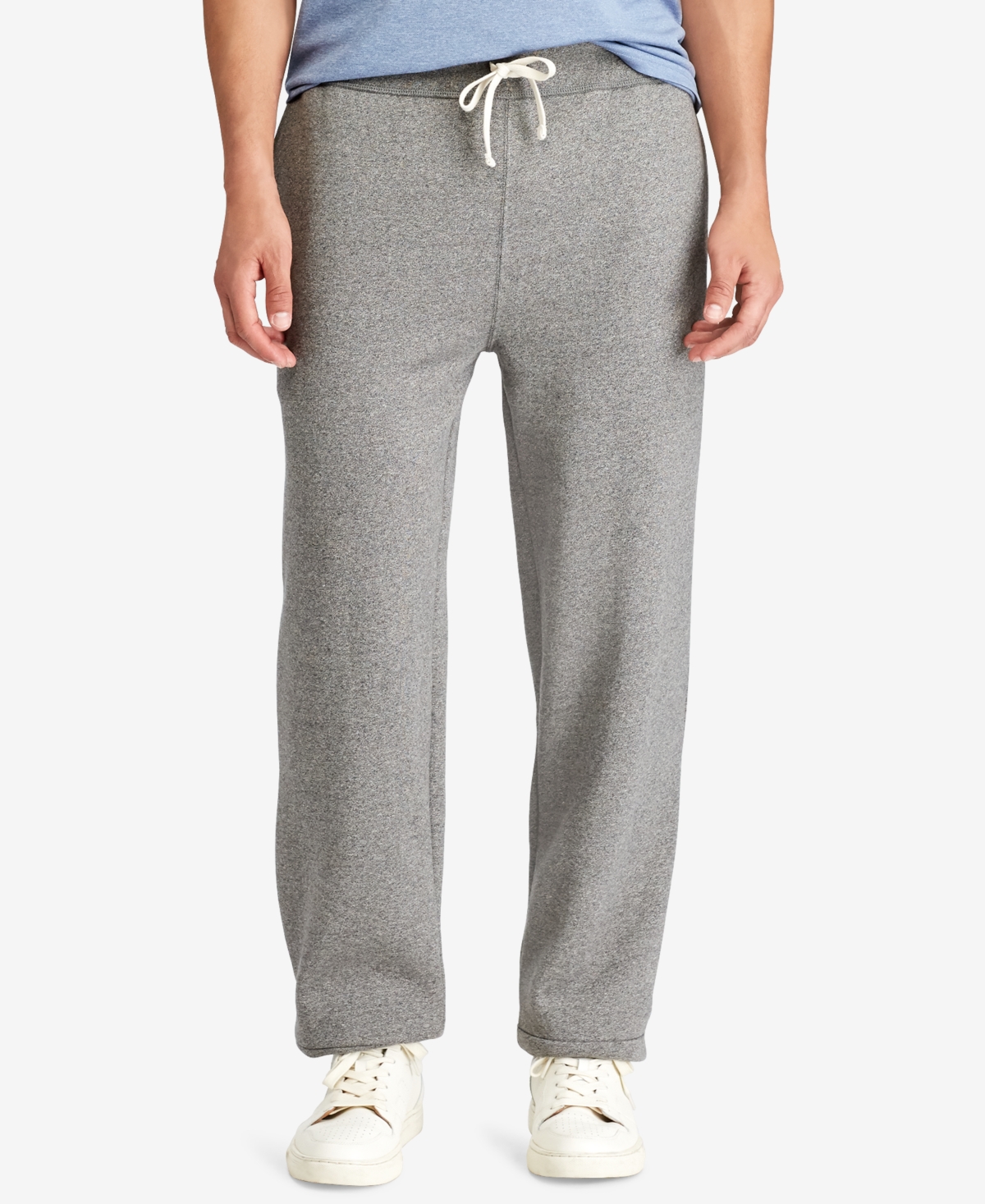 Polo Ralph Lauren Rl Fleece Drawstring Joggers In Ash Grey Heather