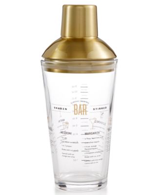 Martha Stewart Collection - Gold Cocktail Shaker