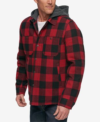 Mens buffalo hotsell plaid hoodie