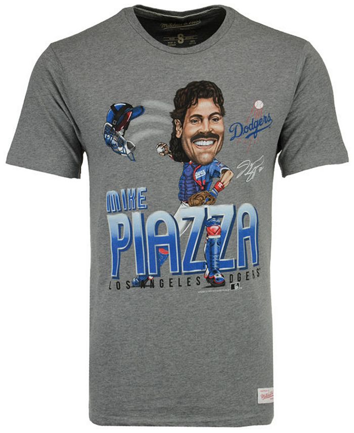 Mitchell & Ness Men's Mike Piazza Los Angeles Dodgers Coop Caricature  Vintage T-Shirt - Macy's