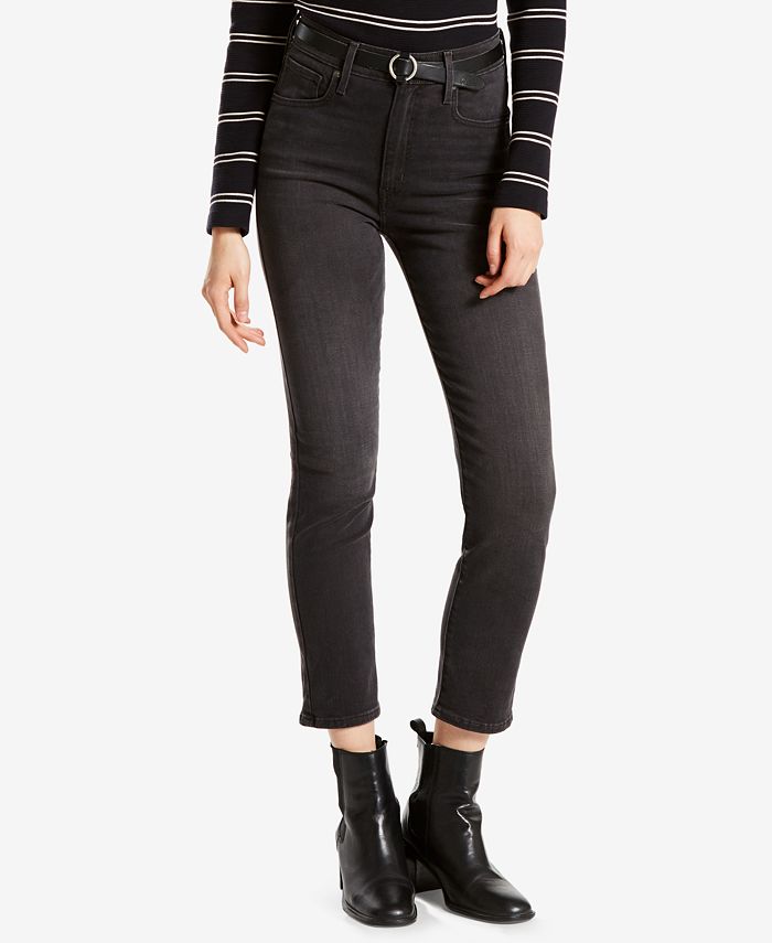 Levi's Mile High Cropped Skinny Jeans - Macy's