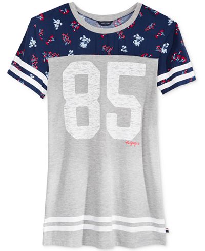 Tommy Hilfiger Baseball Jersey Dress, Big Girls (7-16)