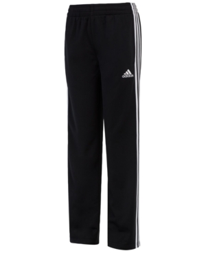 Shop Adidas Originals Big Boys Iconic Tricot Pants In Black