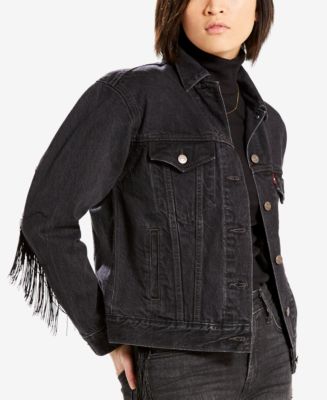 fringe jacket macy levi