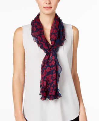 Lauren Ralph Lauren - Bailey Ruffle Silk Scarf