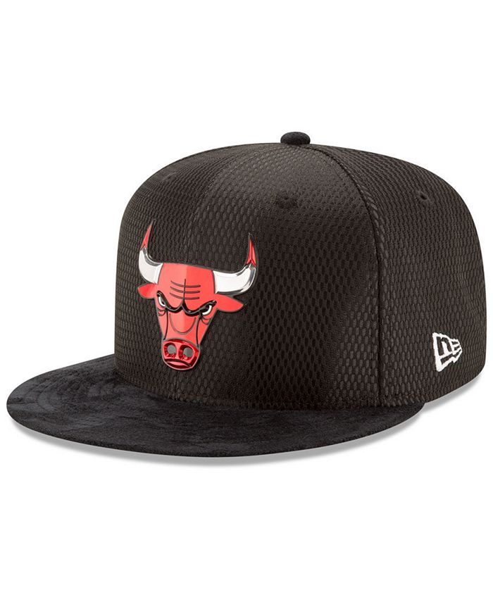 New Era Chicago Bulls On-Court Collection Draft 9FIFTY Snapback Cap ...