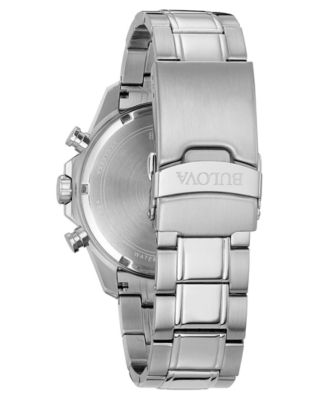 Men's Chronograph Marine Star Stainless Steel Bracelet Watch 43mm 