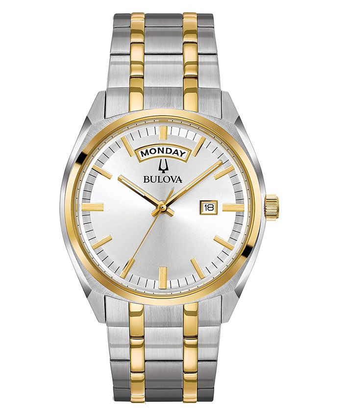 Bulova - Men's Classic Two-Tone Stainless Steel Bracelet Watch 39mm