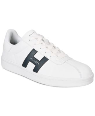 mens tommy hilfiger trainers white