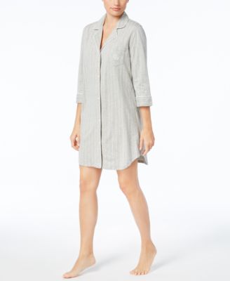 Lauren Ralph Lauren - Printed Cotton Knit Sleepshirt