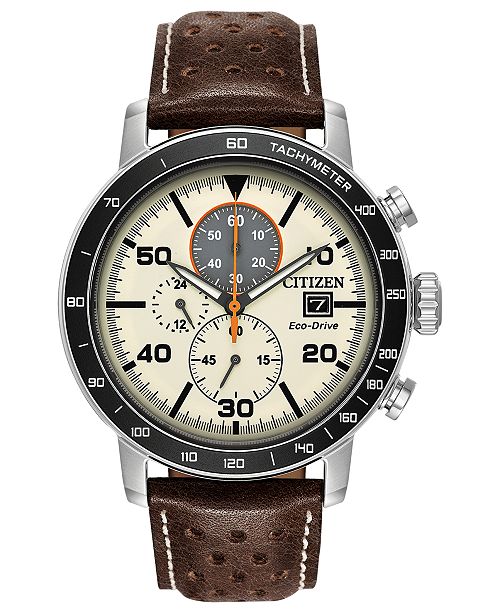 men's citizen eco drive chronograph watch