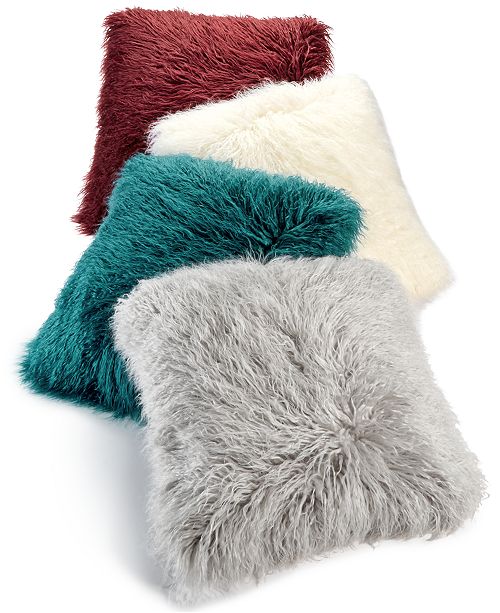 decorative plush pillows