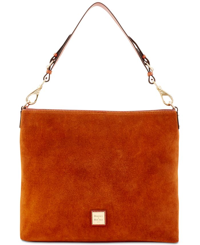 Dooney and bourke suede hobo deals