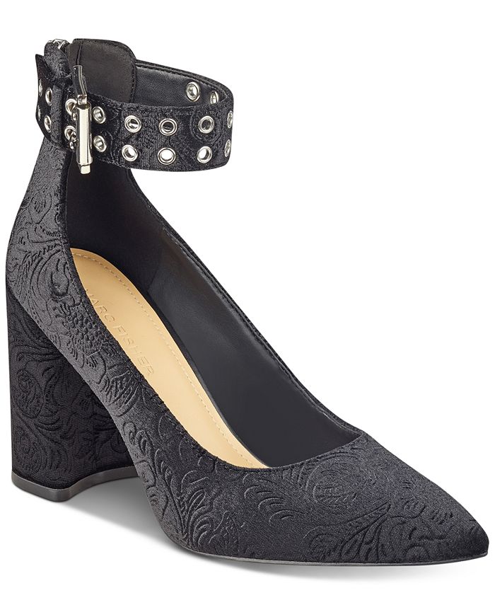 Marc fisher 2025 block heel pumps