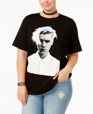 Bravado - Trendy Plus Size Justin Bieber Tour T-Shirt