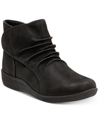 Clarks Women&#39;s Cloudsteppers™ Sillian Sway Booties & Reviews - Boots & Booties - Shoes - Macy&#39;s