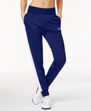 FILA Kimbo Jogger Pants in Navy White | ModeSens