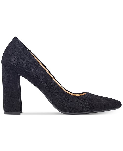Nine West Astoria BlockHeel Pumps & Reviews Heels & Pumps Shoes